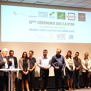CA d’Or 2022 : le Crédit Agricole Sud Rhône Alpes dévoile les lauréats.
